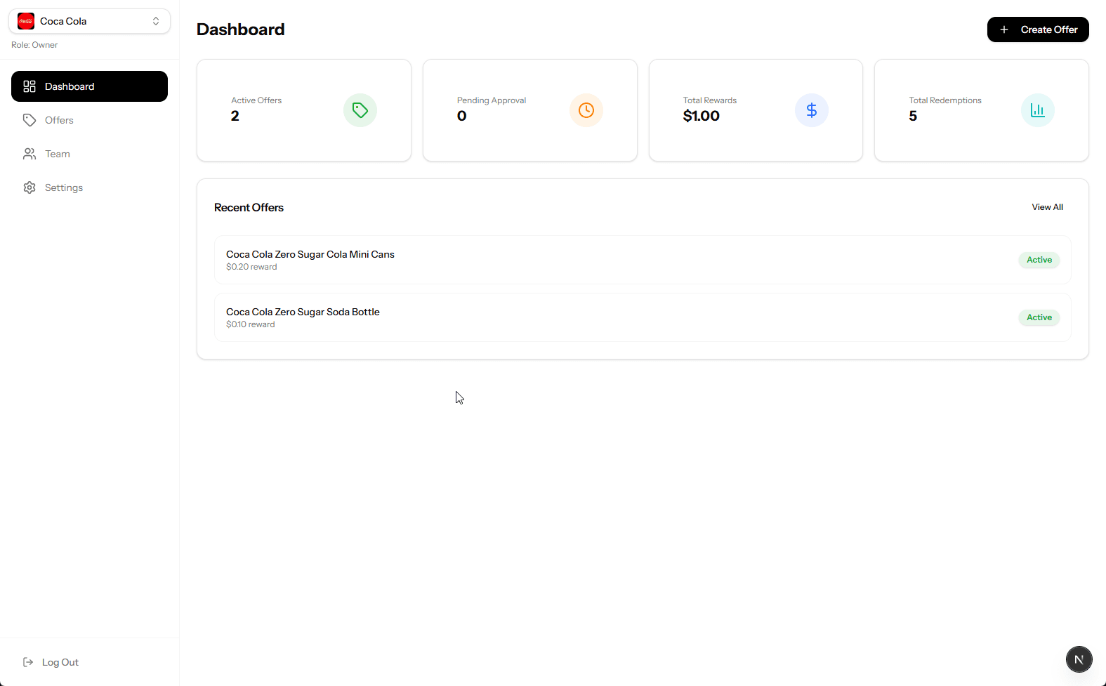 Scanit sponsor dashboard